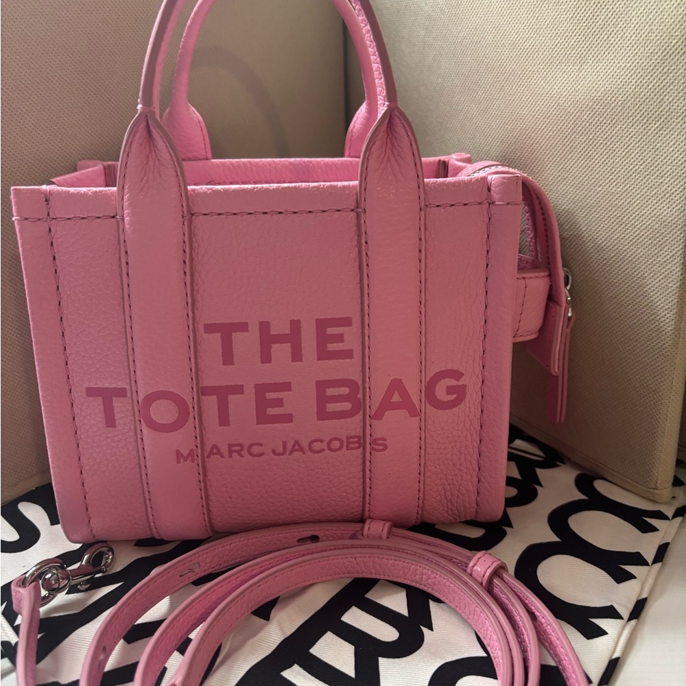 Marc Jacobs Fluro Candy The Leather Crossbody Tote Bag MINI